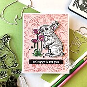 Bunny - Layering Clear Stamp and Die Set