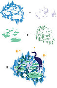 Impressionist Water Lilies - HeroScape Stamp and Die