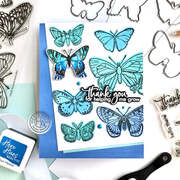 Beautiful Butterflies - Stamp And Die