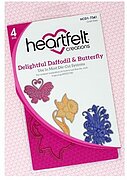 Delightful Daffodil and Butterfly - Craft Die, different perspective #1. Select this picture to zoom in