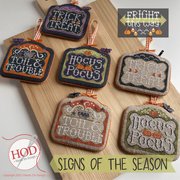 Signs of the Season - Fright this Way - Cross Stitch Pattern