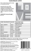Colorblock Love - Quilt Pattern