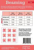 Beaming - Quilt Pattern