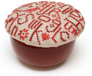 Round Red Sampler - Cross Stitch Pattern