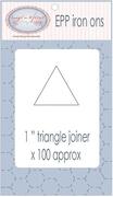 Iron On 1" Triangles 100ct