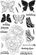 Ranger Butterfly Kisses - Clear Stamp 