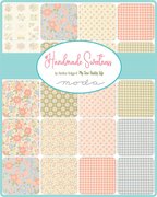 Handmade Sweetness QC Bow Porcelain - Quilt Fabric, different perspective #1. Select this picture to zoom in