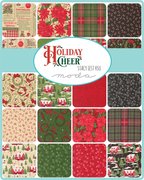 Holiday Cheer Candy Canes Evergreen - Quilt Fabric