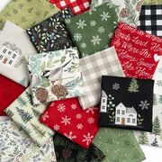 Holidays At Home Berry Red - Quilt Fabric