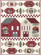 Holly Berry Tree Farm Green - Poinsettia - Quilt Fabric