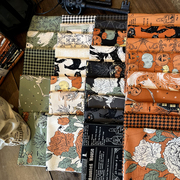 Home Sweet Haunt Webs Moss - Halloween Quilt Fabric