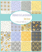 Borders Bees Floral - Milk - Quilt Fabric