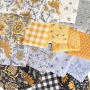 Borders Bees Floral - Milk - Quilt Fabric