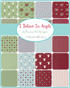 I Believe In Angels Flax - Angel Twigs Berry - Quilt Fabric
