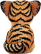 Little Tiger Toy - Cross Stitch