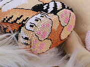 Little Tiger Toy - Cross Stitch