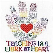 Let's Hug A Teacher - Cross Stitch Kit
