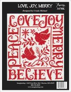 Love - Christmas Cross Stitch Kit