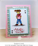 Actually You Can - Clear Stamp