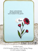 Garden Delights - Cling Stamp
