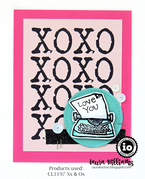 Xs and Os - Clear Stamp