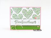 Follow Your Heart - Cling Stamp