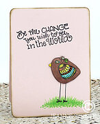 Bird Brain - Cling Stamp