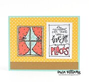 Faraway Places - Cling Stamp