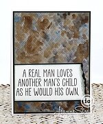 A Real Man - Cling Stamp
