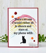 Sit in Silence - Cling Stamp