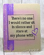 Sit in Silence - Cling Stamp