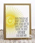 Best Father - Cling Stamp