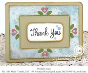 Many Thanks - Clear Stamp