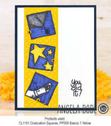 Graduation Squares - Clear Stamp