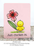 Sketchy Flowers - Clear Stamp