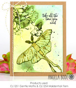 Gentle Moths - Clear Stamp