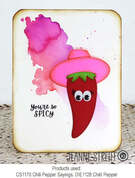 Chili Pepper Sayings - Clear Stamp