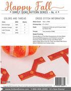Happy Fall Simply Signs - Cross Stitch Pattern