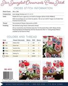Star Spangled Ornaments - Cross Stitch Pattern
