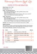 Shelf Life - February - Valentine Cross Stitch Pattern
