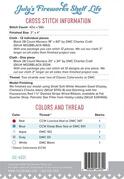 July's Fireworks- Shelf Life - Cross Stitch Pattern