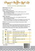 Shelf Life - August - Cross Stitch Pattern