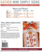 Gather Mini Simply Signs - Cross Stitch Pattern