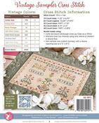 Vintage Sampler Cross Stitch - Cross Stitch Pattern