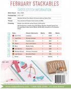 Stackables February - Cross Stitch Pattern