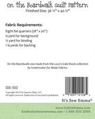 On the Boardwalk - Quilt Pattern