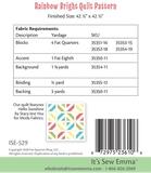 Rainbow Bright - Quilt Pattern