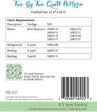 Two by Two - Quilt Pattern