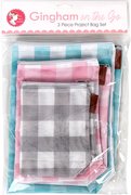 Gingham Mesh Project Bag - 3 Sizes - Its Sew Emma