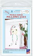 Bee Grateful Perle Edge Pillowcases - Embroidery Kit